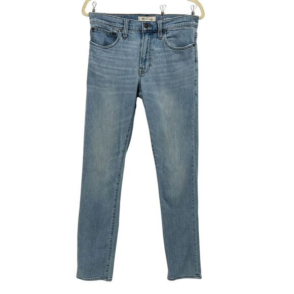 Madewell Mens 30X32 Jeans Athletic Slim Distressed Light Denim Wash Jeans - Picture 1 of 10
